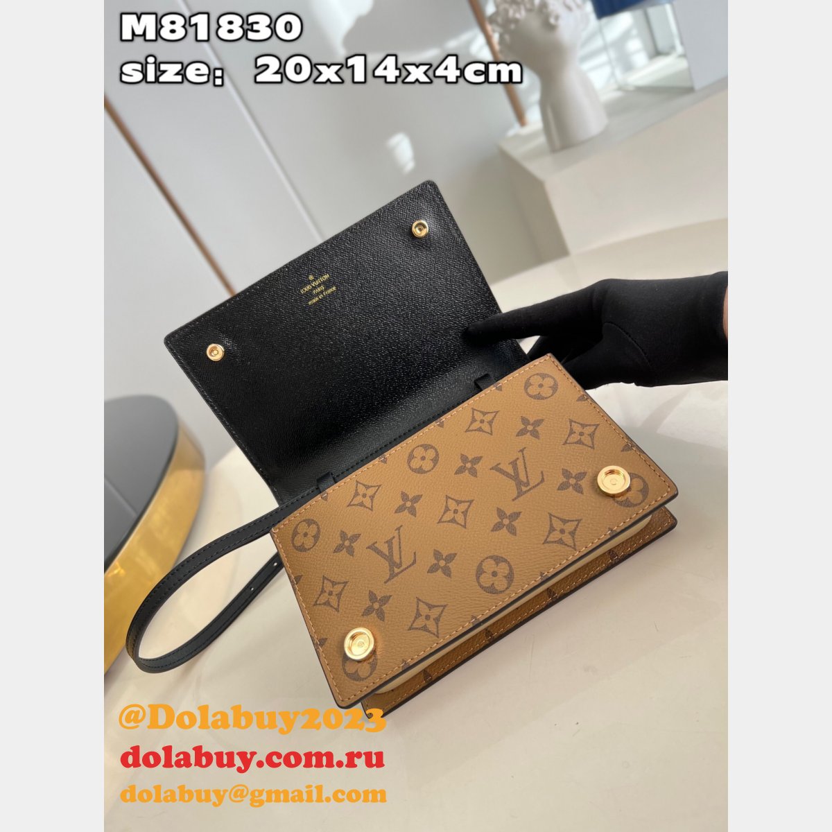 LV Book Chain Wallet Monogram Best M81830 Louis Vuitton Bag