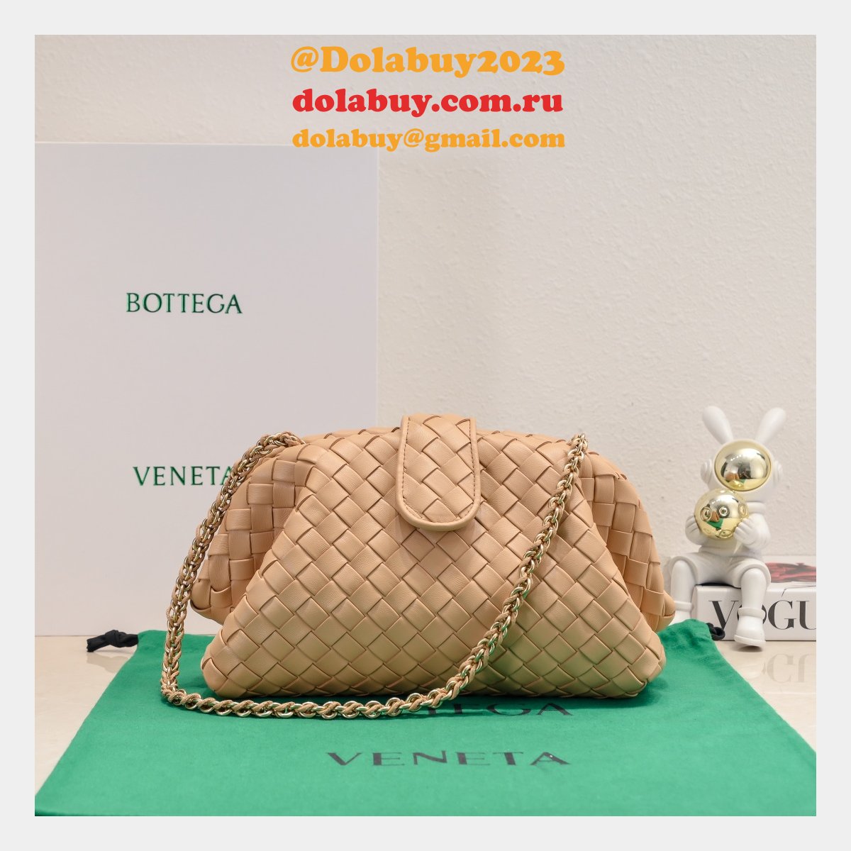 Top Quality Bottega Veneta Teen Lauren 1980 With Chain