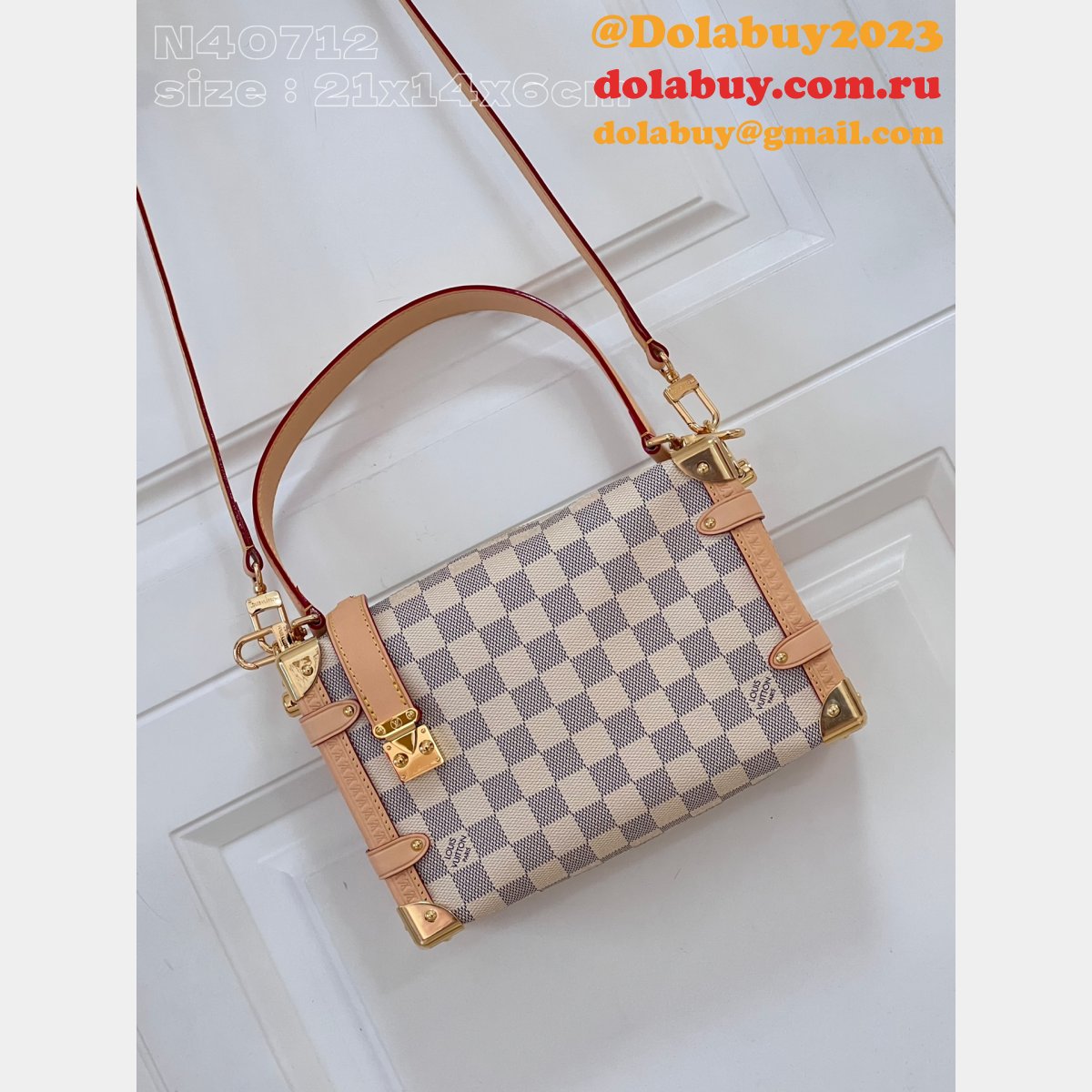 Wholesale Louis Vuitton N40712 Side Trunk MM Top Quality Bag