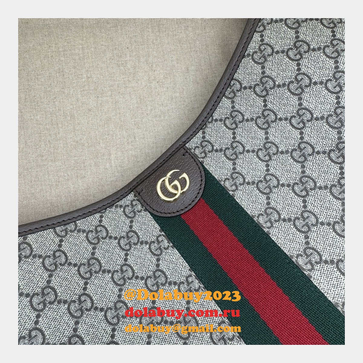 ophidia gg 1:1 mirror replica G*u*i shoulder 781392 bag