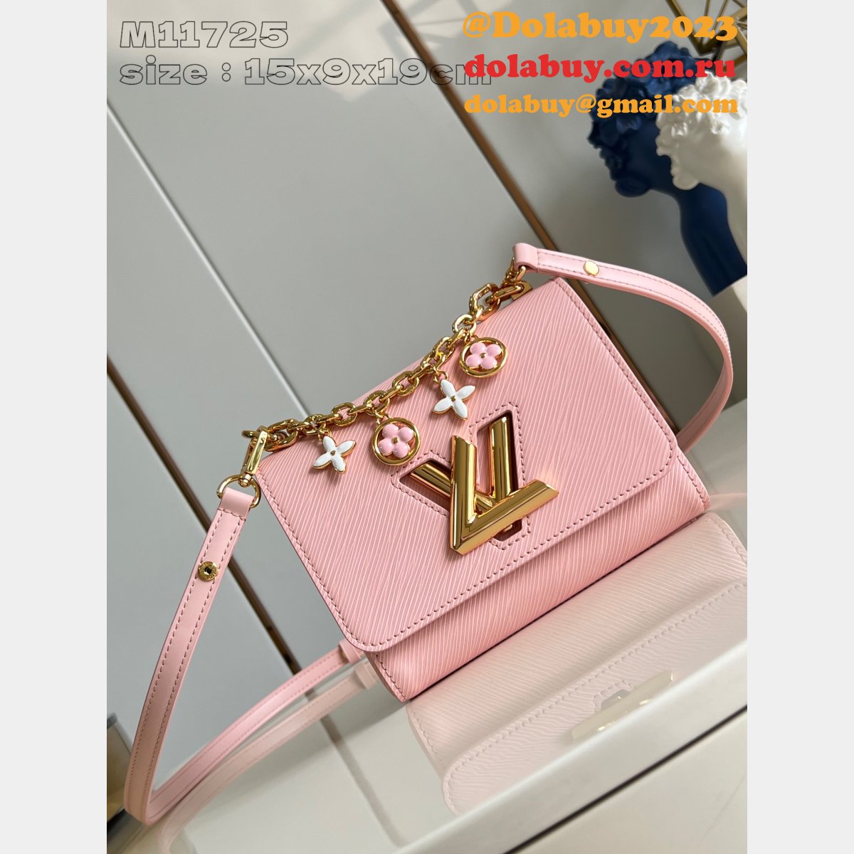 Louis Vuitton Duplicate Twist PM Epi M11725 Women''s Pink Bags