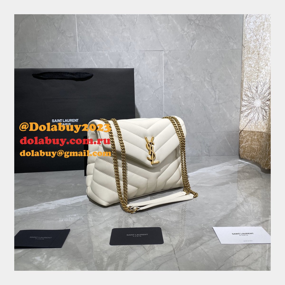 Replica AAA+ YSL LOULOU 494699 SHOULDER BAG 25CM