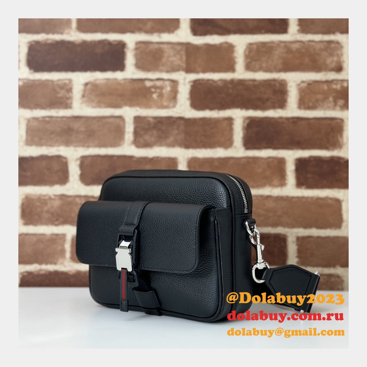 G*u*i knockoff small crossbody 816751 black perfect bag