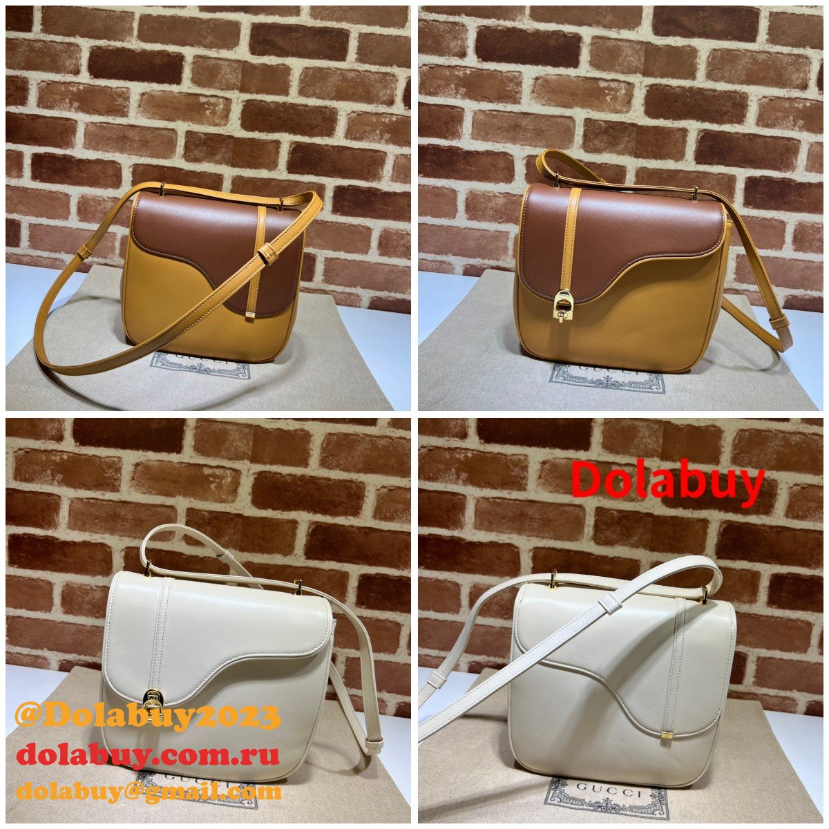 perfect G*u*i fake 740988 equestrian inspired shoulder bag