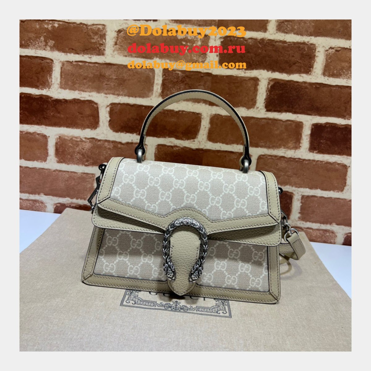 Gucci 1:1 Mirror 739496 Dionysus Top Handle Replica Bag