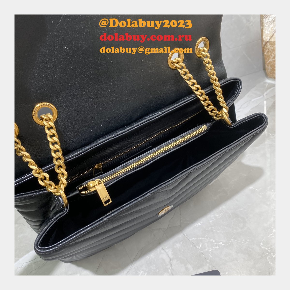 Wholesale Cheap YSL LOULOU 487216 handbag 32CM