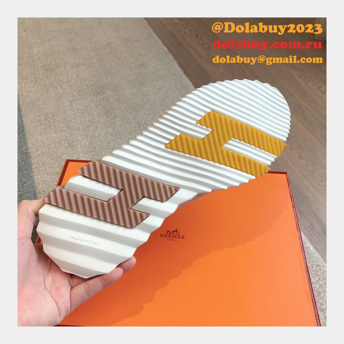 Wholesale HERMES MEN BOUNCING SNEAKER