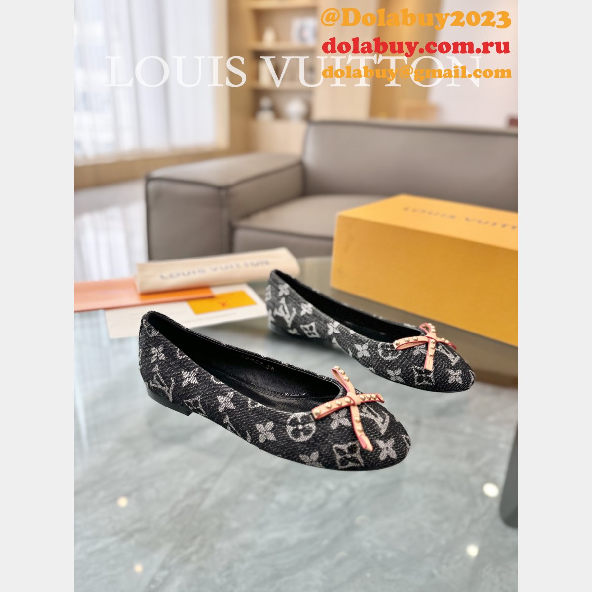 Top Quality LOUIS VUITTON Shake Flat Ballerina