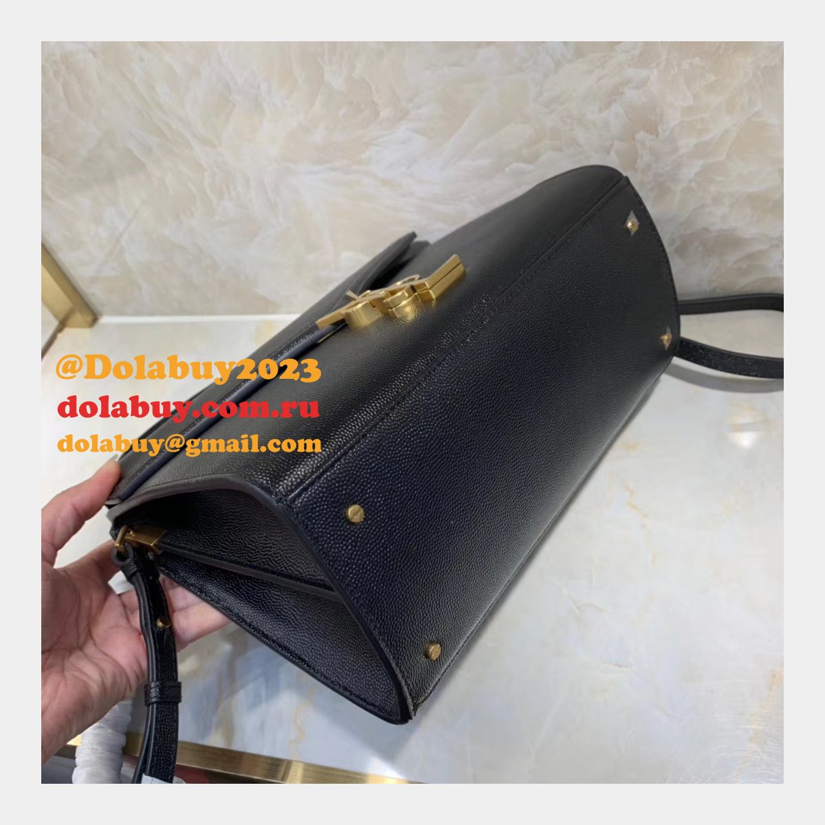 Luxury Replica Saint Laurent Cassandra Top-handle 578000 Bag