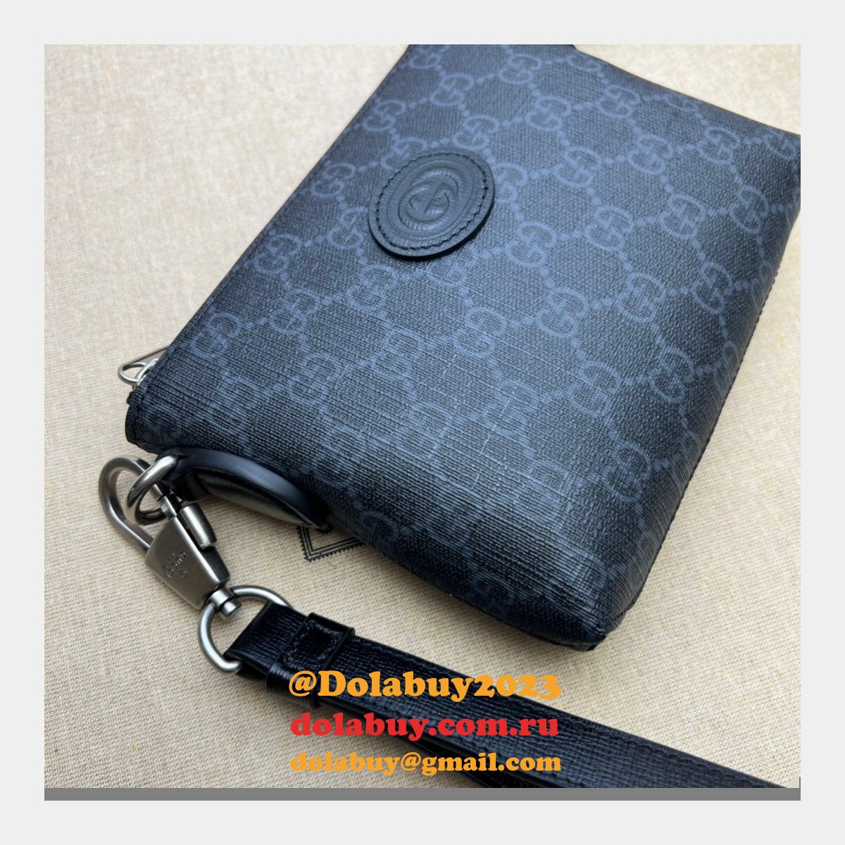 dolabuy G*u*i perfect fake 723306 messenger interlocking g bag