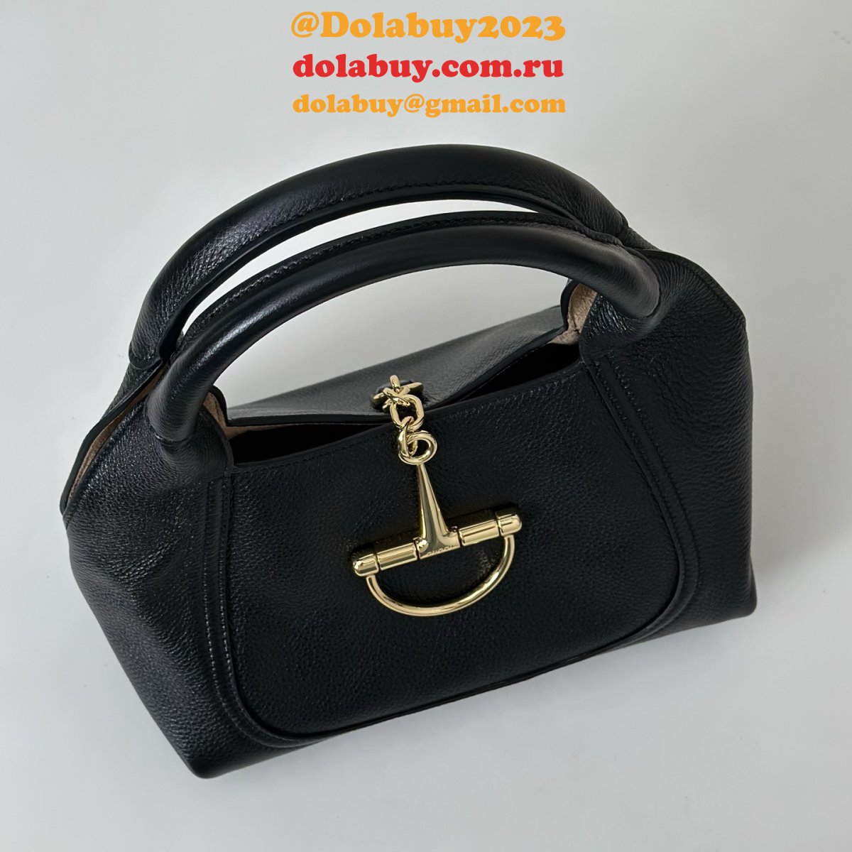 duplicate 837467 G*u*i softbit small shoulder aaa+ black bag
