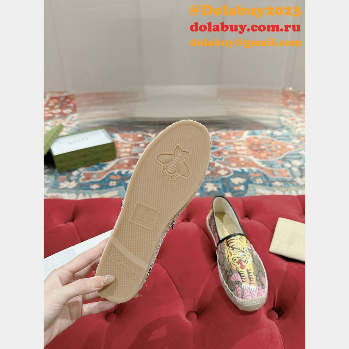 high quality G*u*i cheap espadrille