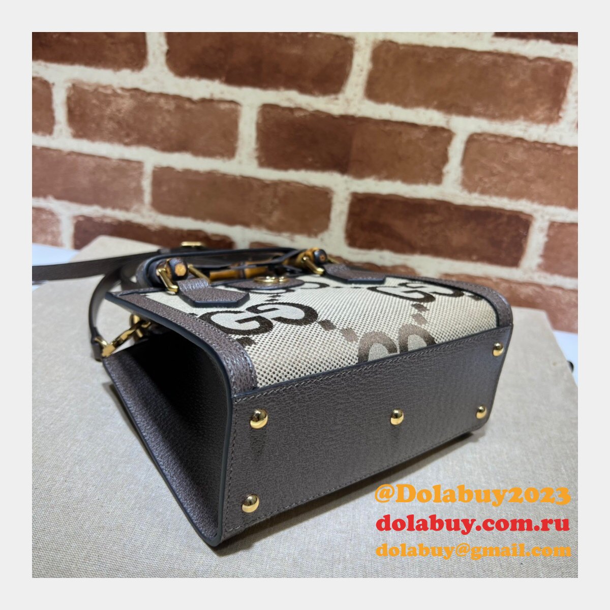 best high quality G*u*i 655661 fake diana tote handbags