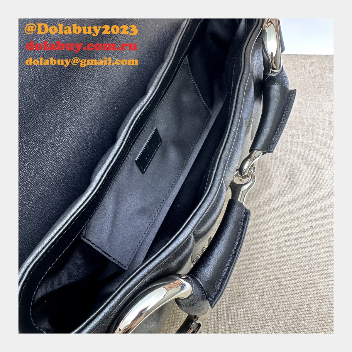 designer G*u*i horsebit inspired chain 764255 shoulder bag