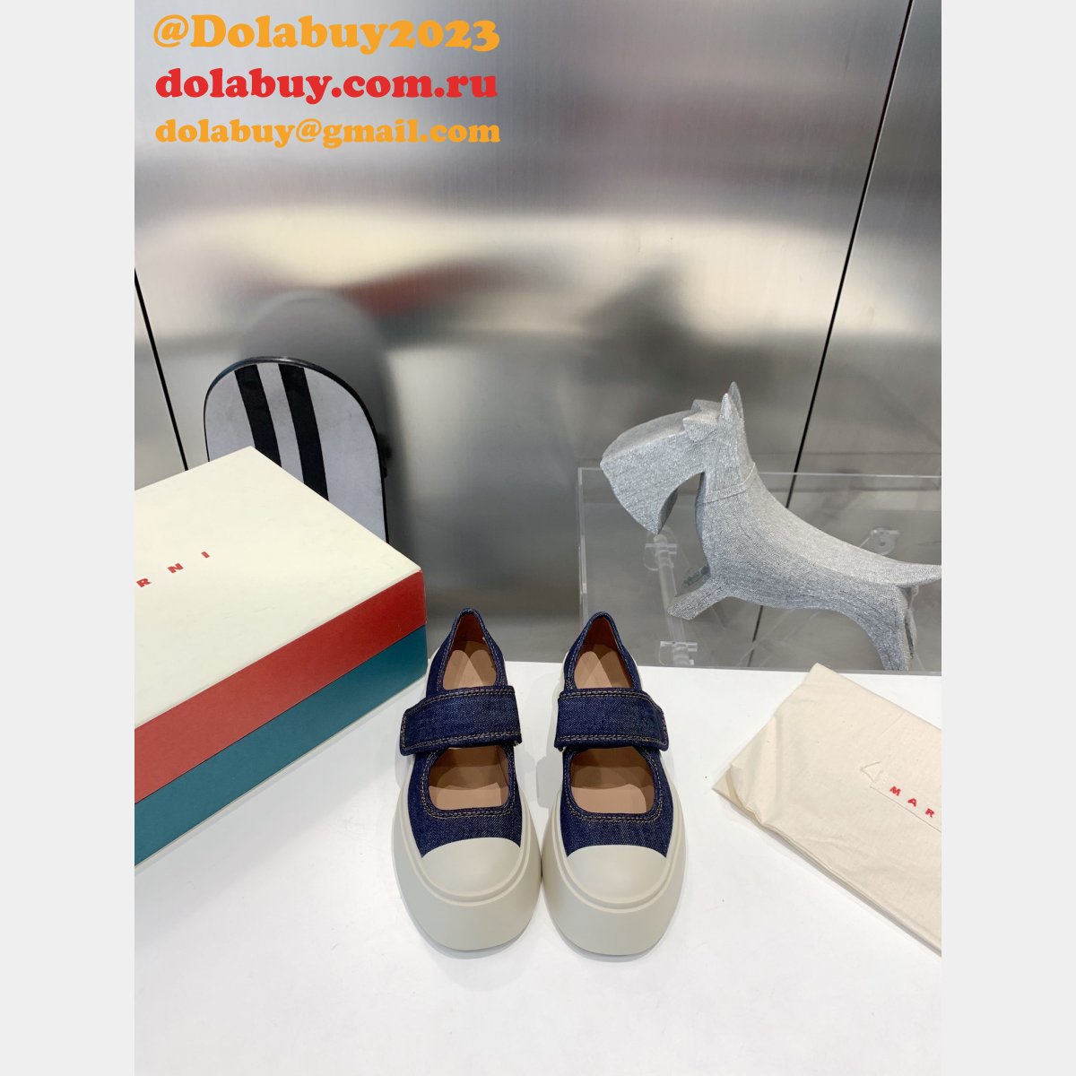 Buy Marni Wholesale 7 Star Fake Loafers 1:1 Mirror Shoes
