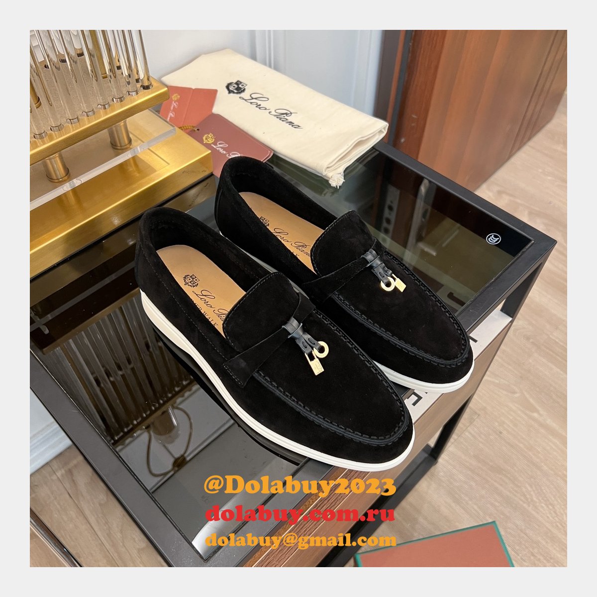 First Copy Loro Piana Replica 2023 Retro Casual Shoes