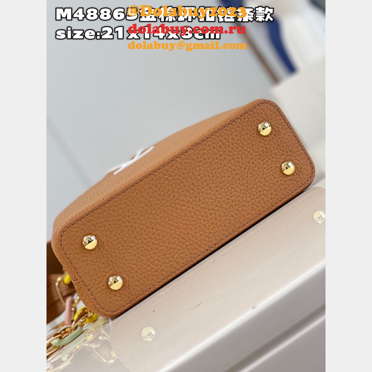 Capucines Louis Vuitton High Quality Fake M48865 Handbag