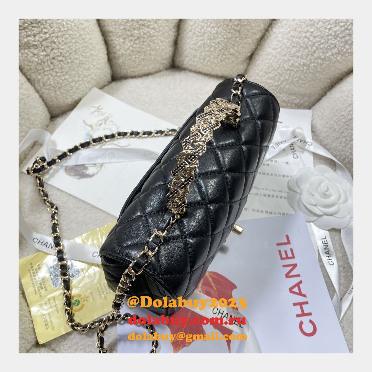 Perfect 1:1 Mirror CC 24A CF Mini Bag #4924