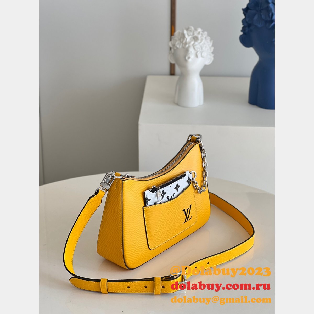 High Quality Designer LV Marelle Epi Leather Replica M80794/M80688 Wholesale