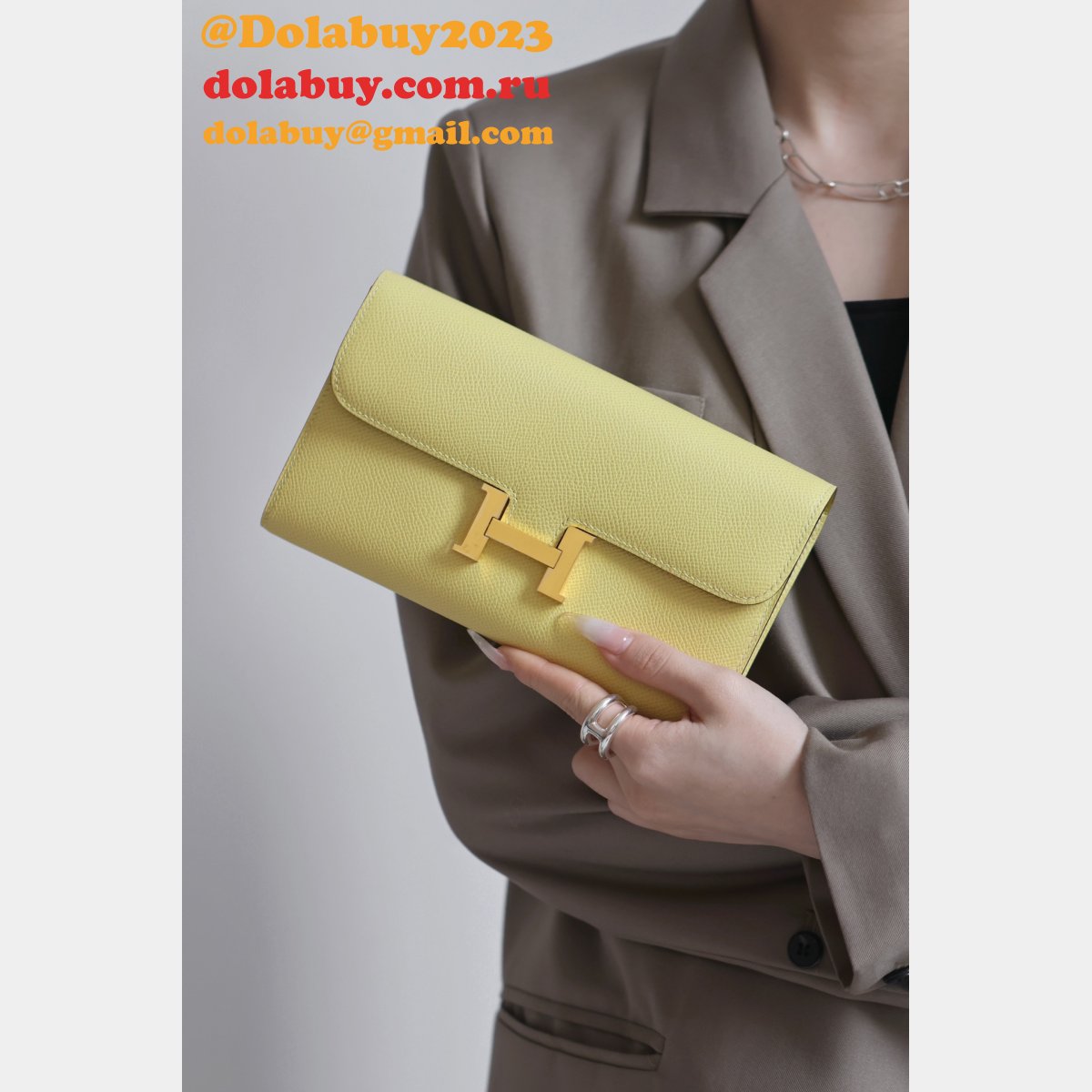 7 Star hermes constance to go clutch bag