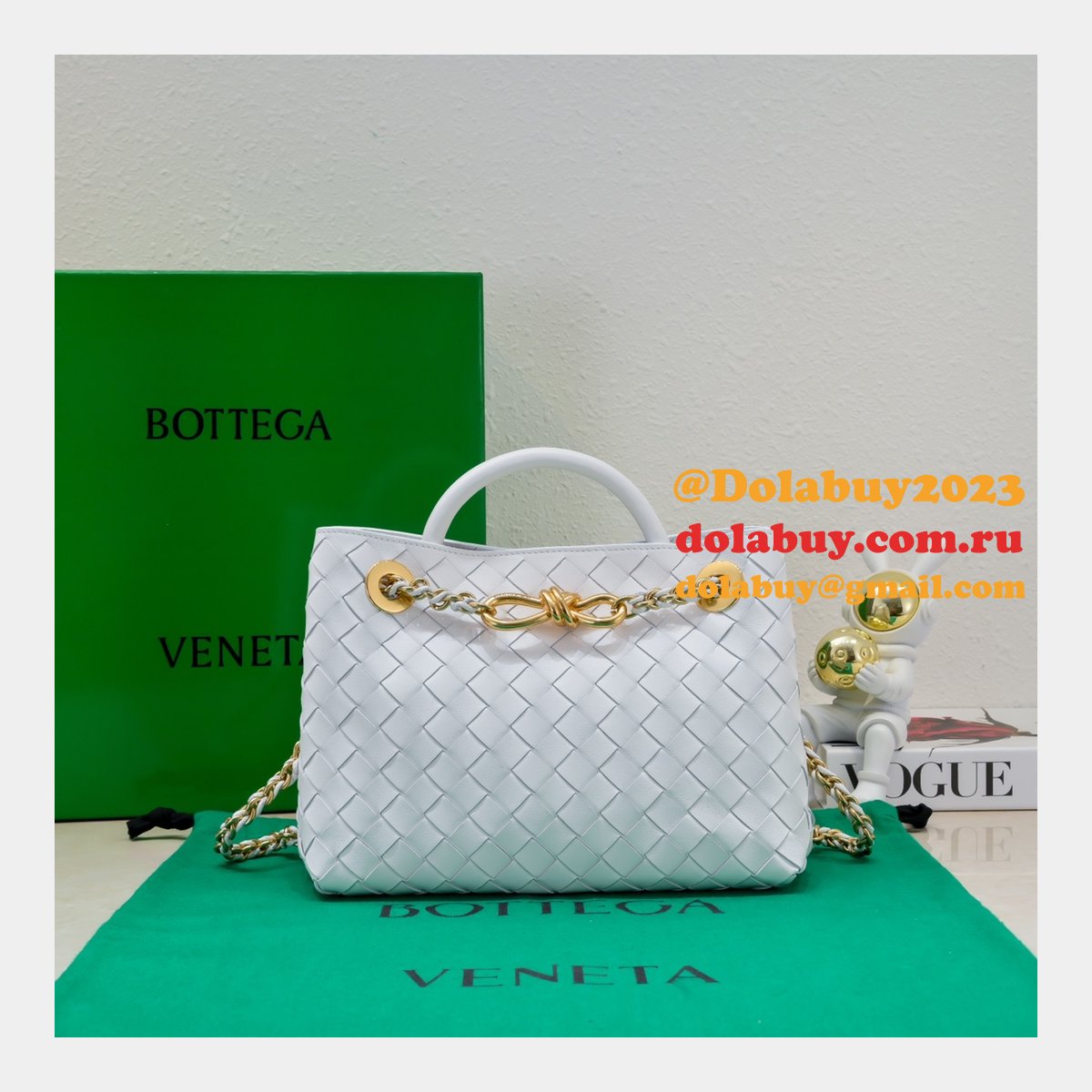 Top Quality BOTTEGA VENETA ANDIAMO small 25cm tote bag