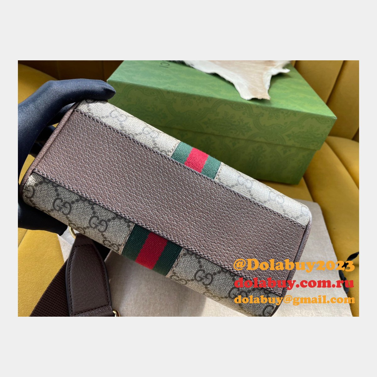 G*u*i aaa+ ophidia 724606 fashion gg top handle bag