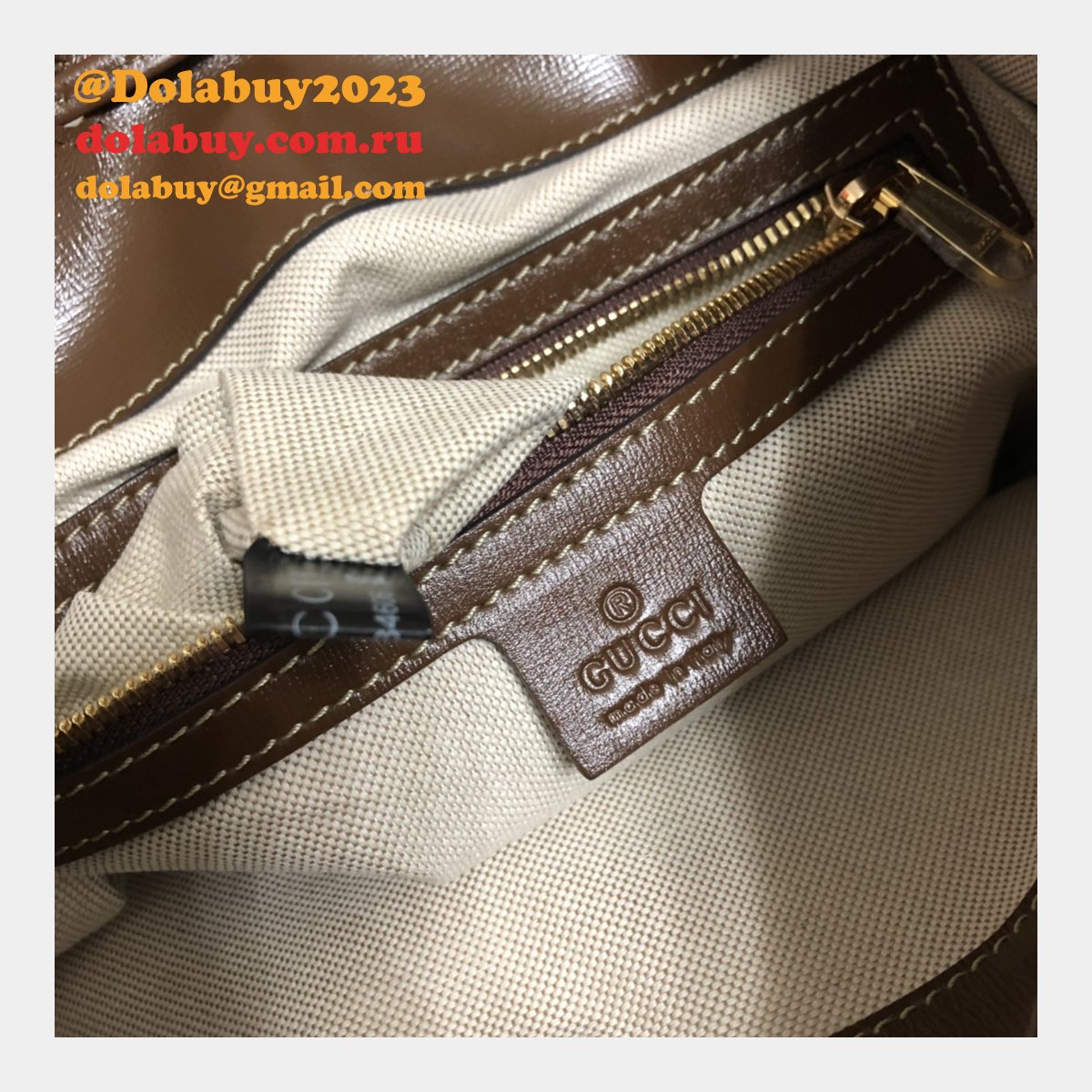 designer G*u*i replica horsebit 1955 backpack beige 620849 bag