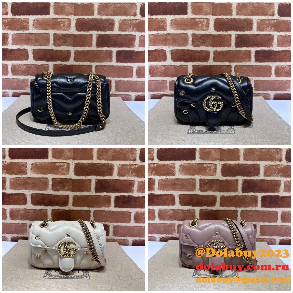 gg marmont matelassé 446744 wholesale G*u*i replicas bag