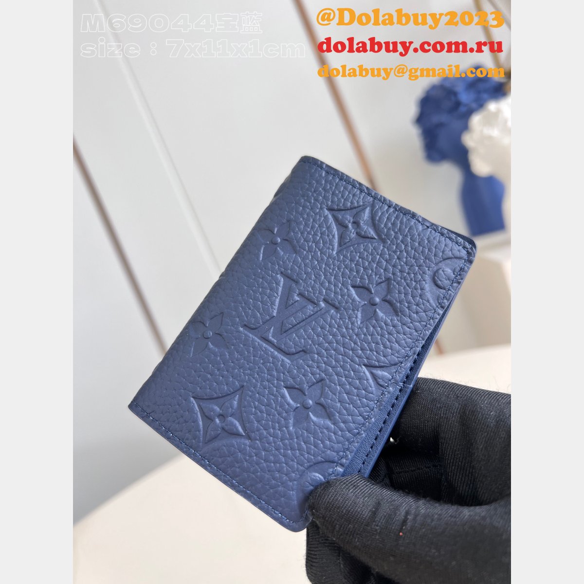 AAA+ Brazza Slender Zippy Vertical Wallet LV Replica Bag