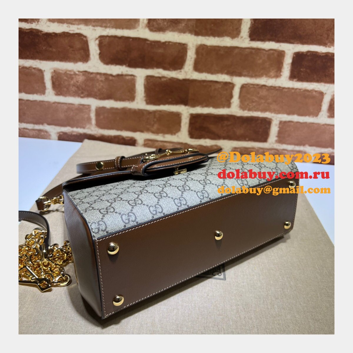 replicas G*u*i high-end horsebit 1955 top handle 702049 bags