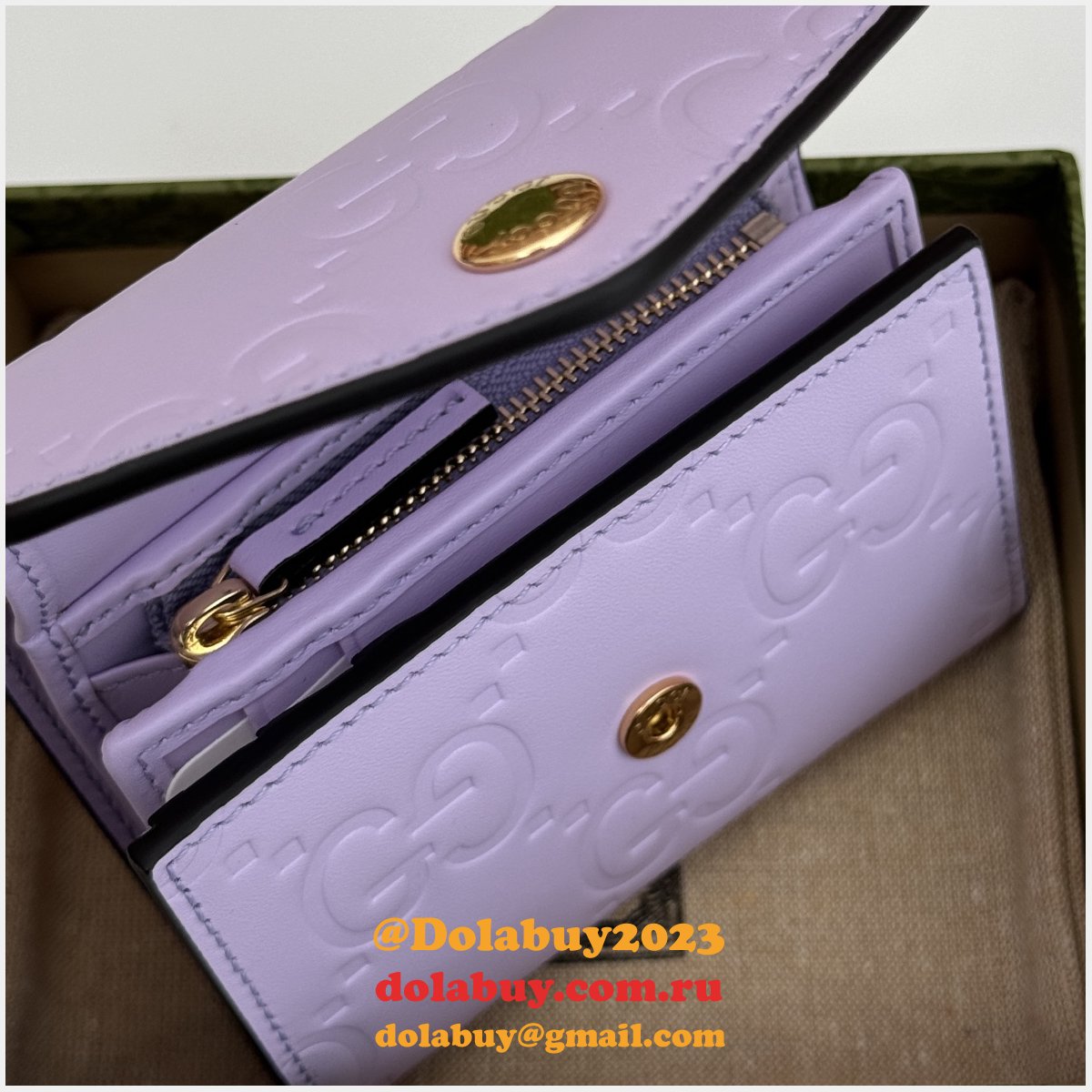 Gucci Knockoff GG Compact High Quality 772793 Wallet