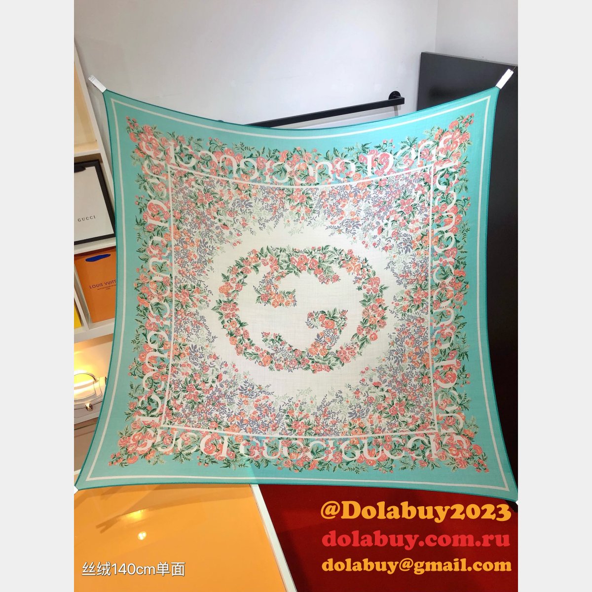 knockoff fashion G*u*i cashmere scarf