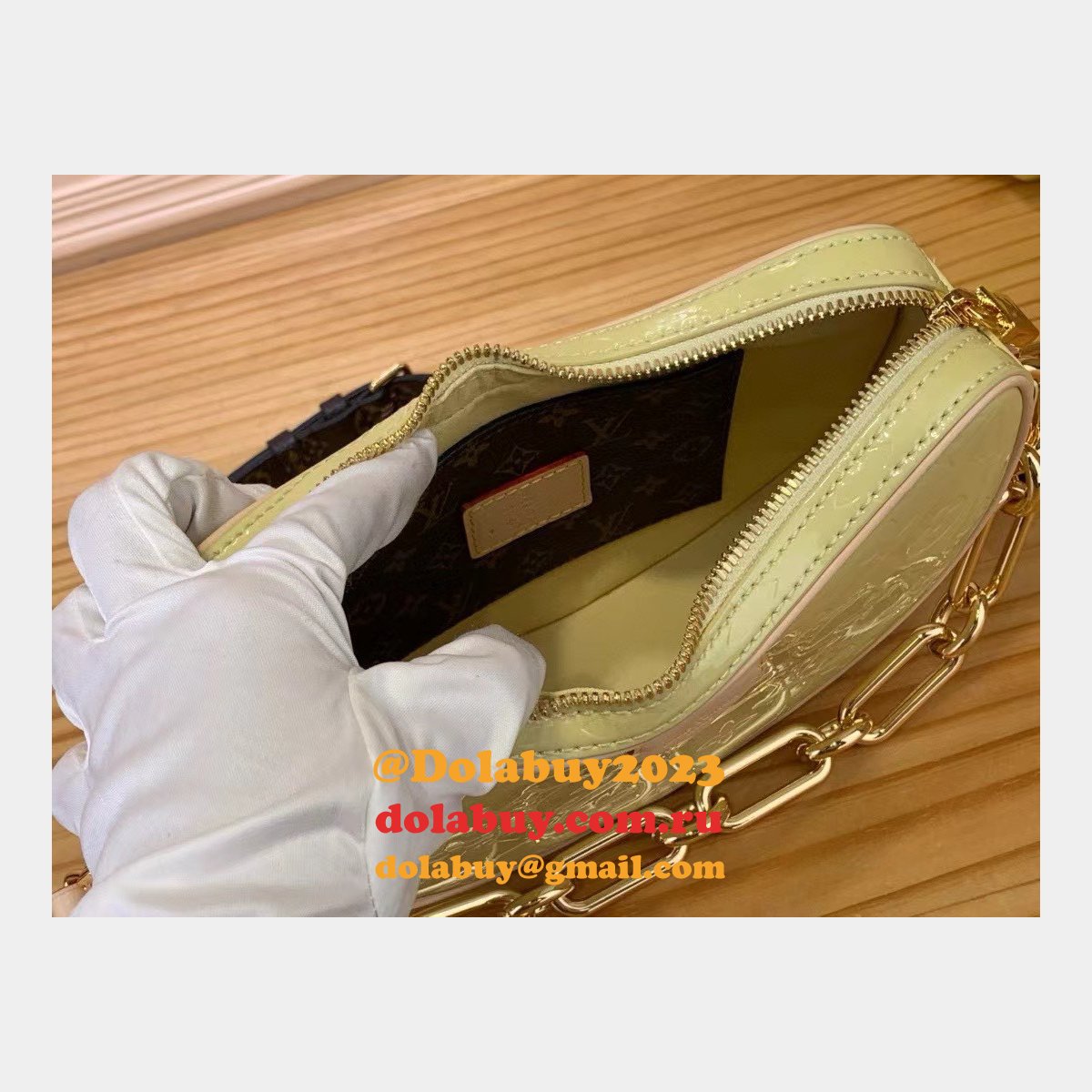 Croissant M24021/M24020 Monogram Vernis Luxury Louis Vuitton Replicas Bag