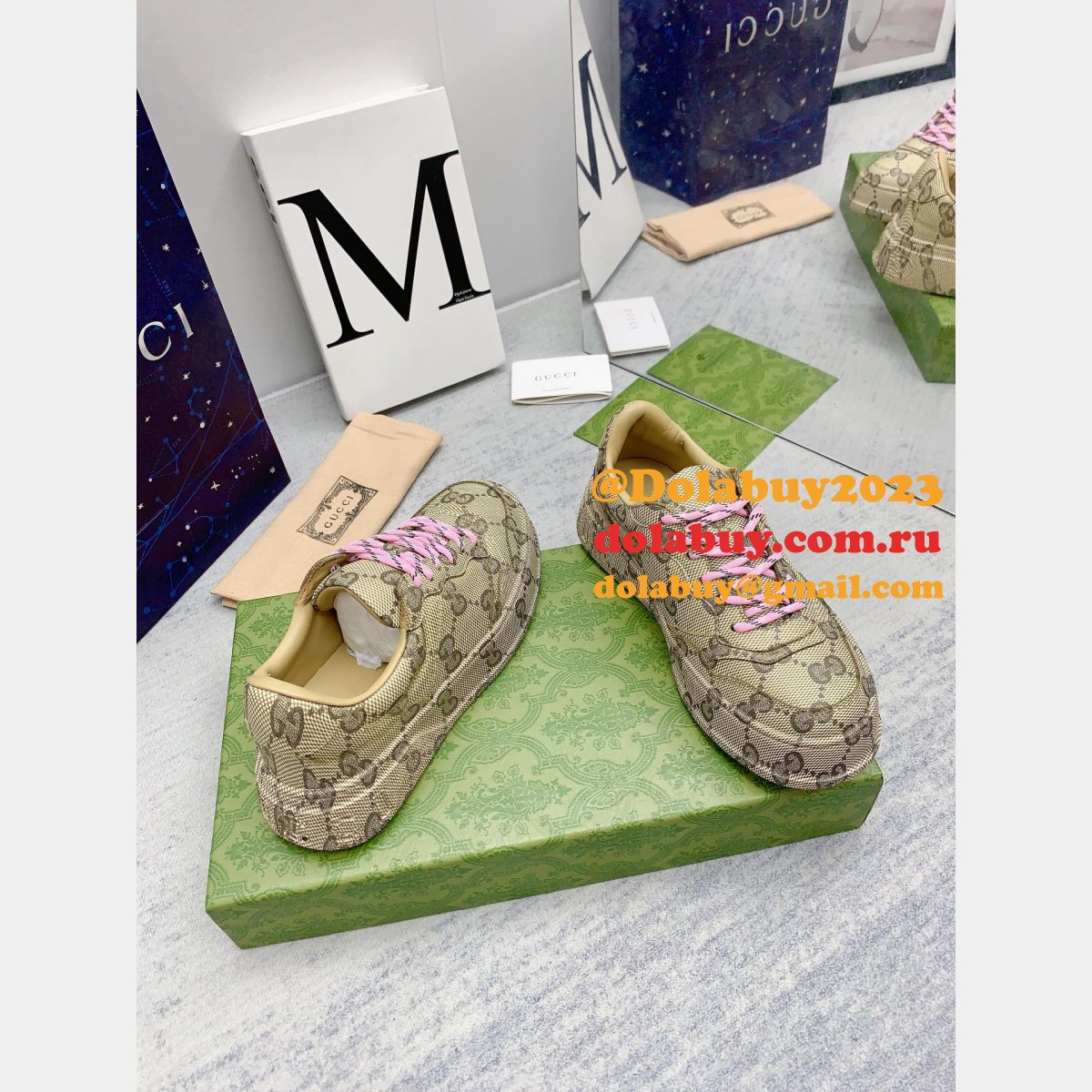 designer replica G*u*i biscuit classic presbyopia shoes