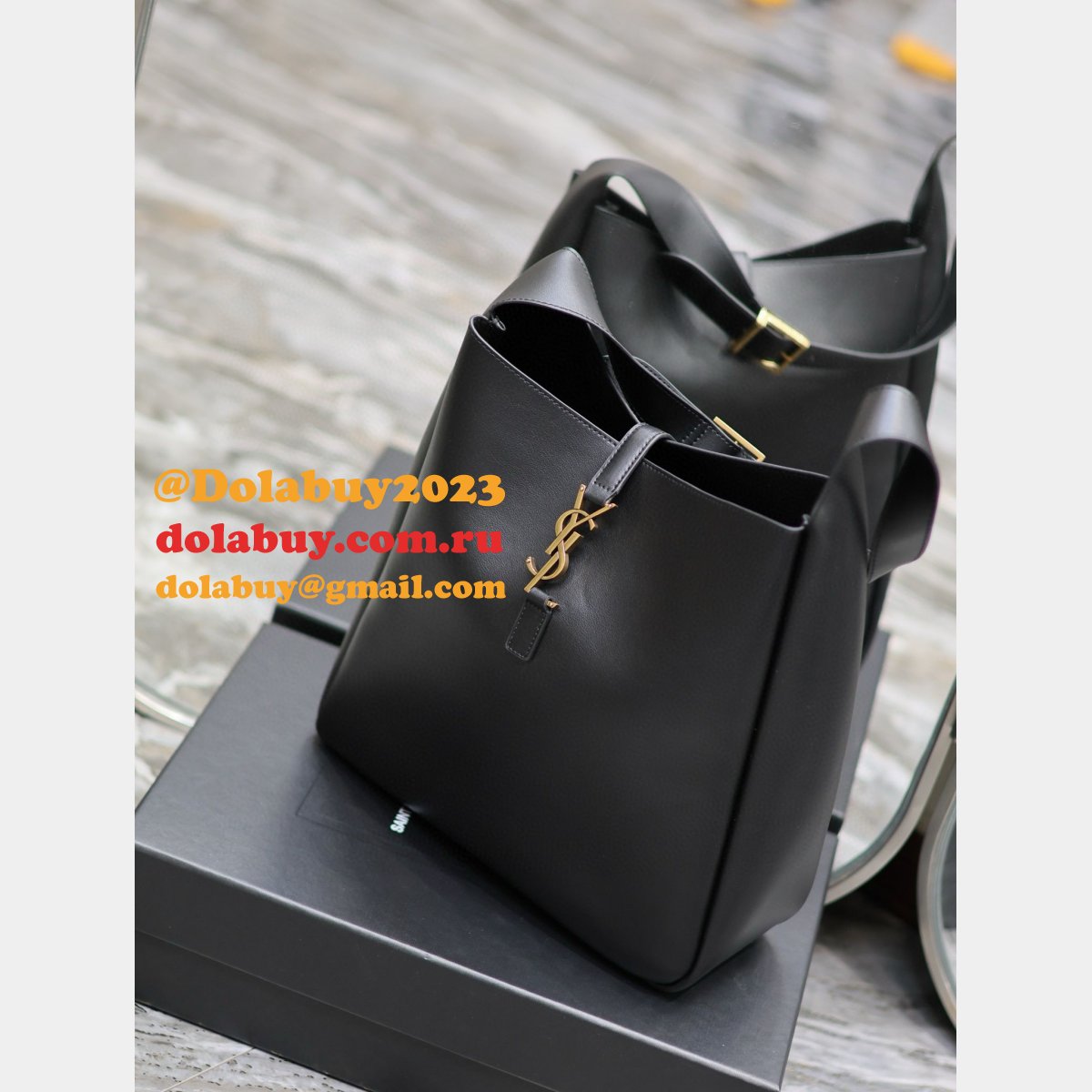 Best Perfect REPLICA YSL LE 5A7 soft LARGE hobo bag 753837