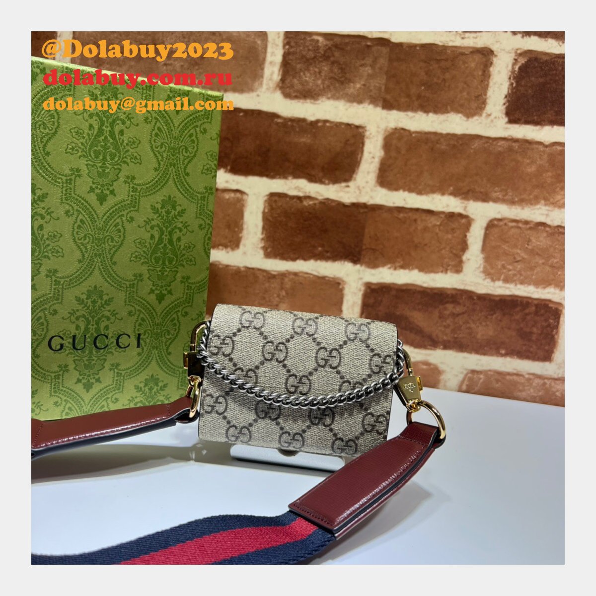 I Buy Replica Dionysus Chain Wallet Metallic 696804 Bag