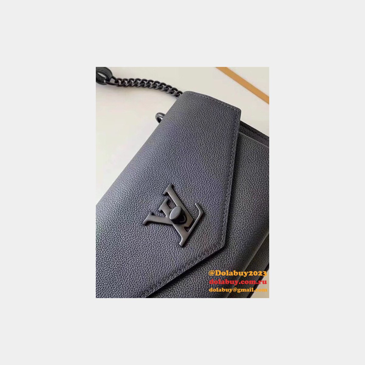 Louis Vuitton Replica Mylockme BB Lockme Leather in Marron M51418