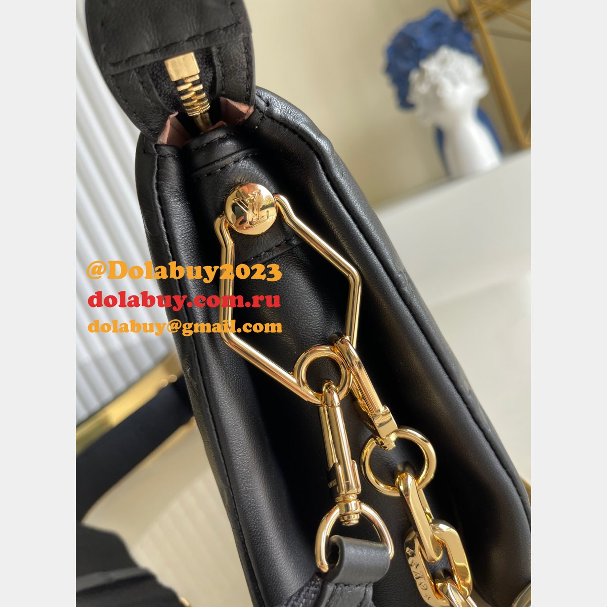 Louis Vuittons Coussin PM Other Leathers M57790 Black or Cream