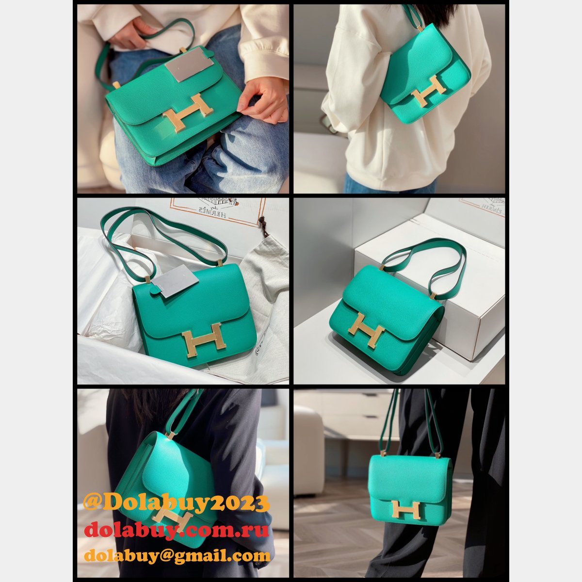 News Best Replica Hermes Mirror Single Compartment 23CM Epsom Bags