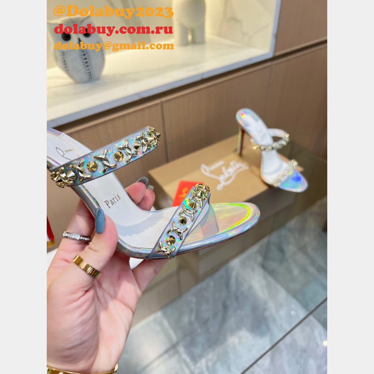 Top Quality 7 Star Christian Louboutin JUST QUEEN High HEEL