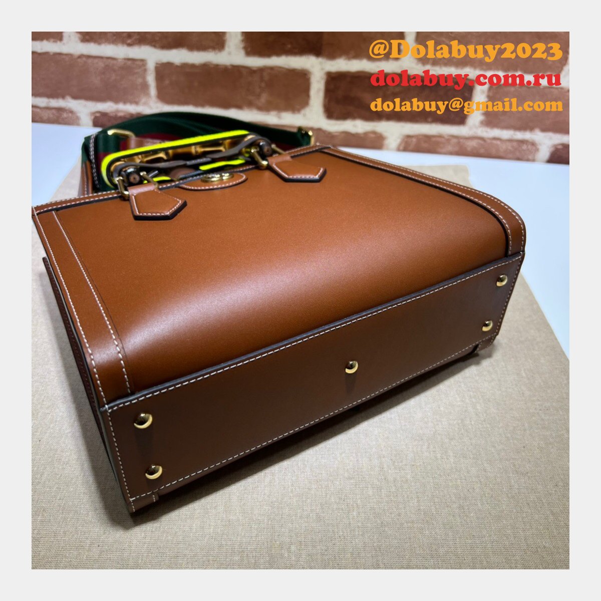 fake G*u*i 1:1 quality diana top handle tote 702721 bag