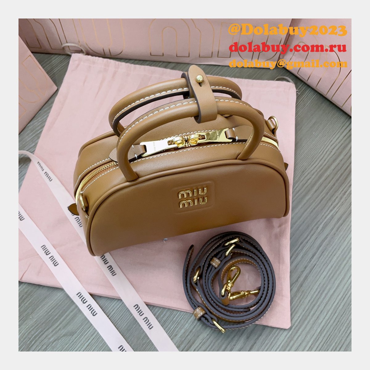 Miumiu 7 Star 5BB157 Designer Replicas Dumplings Handbag