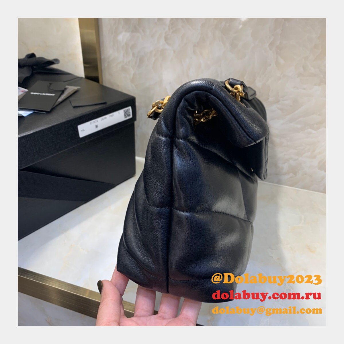 Luxury 7 Star YSL LOULOU PUFFER HANDBAG 29CM