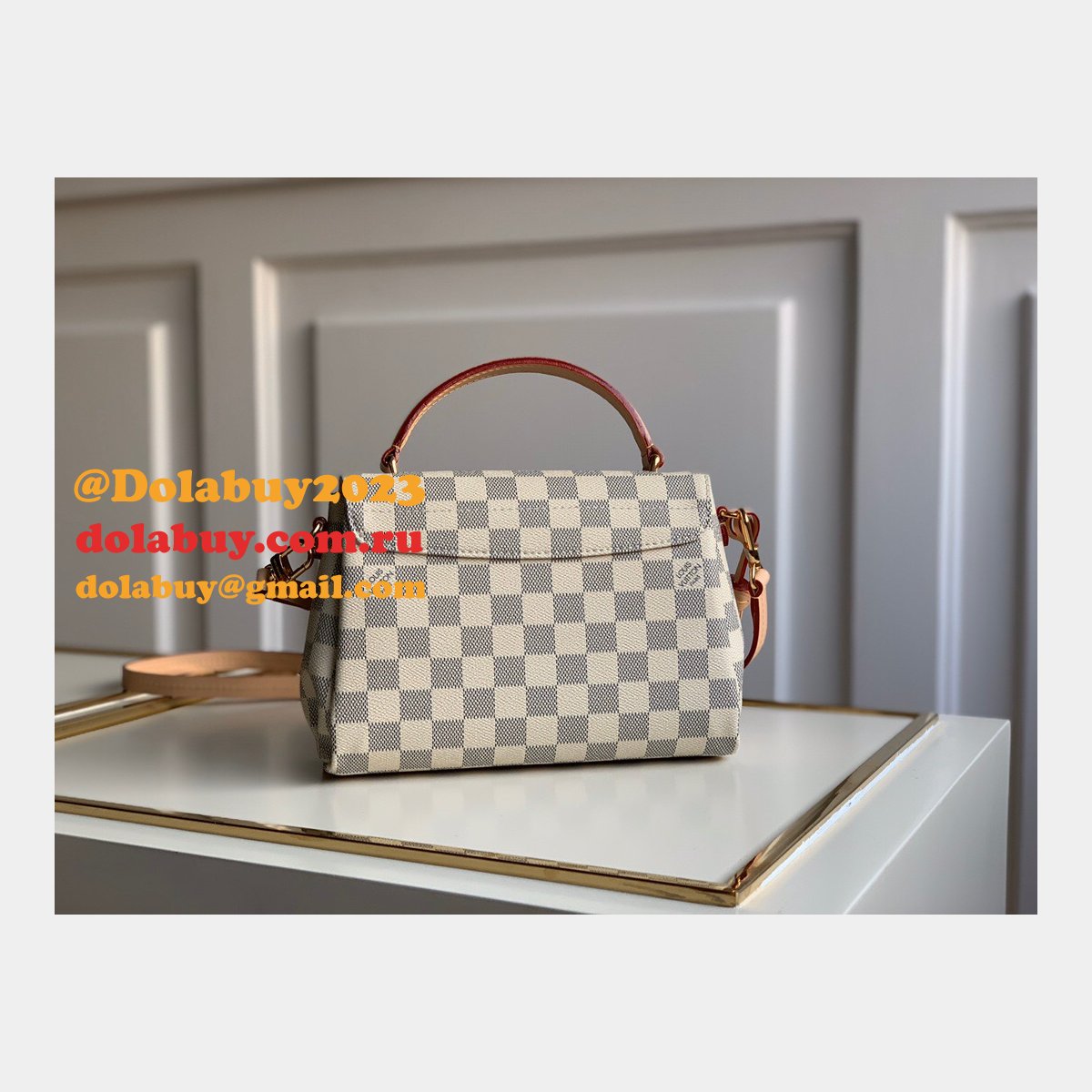 Louis Vuitton Replica N41581/N53000 Croisette Damier Azur Canvas