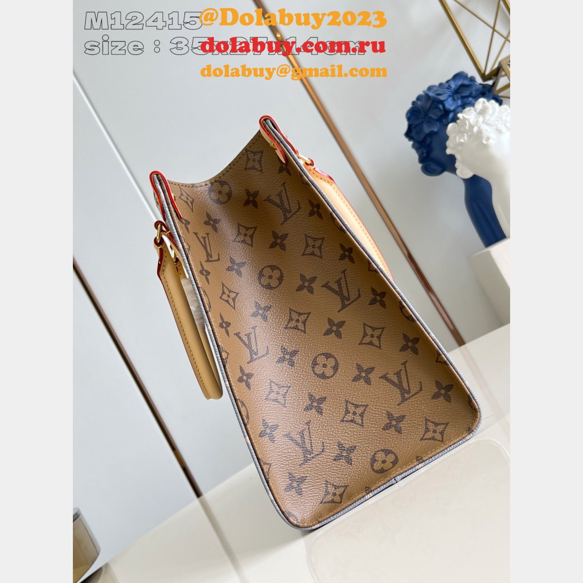 Louis Vuitton Perfect Luxury OnTheGo Fake M12415 Monogram Canvas