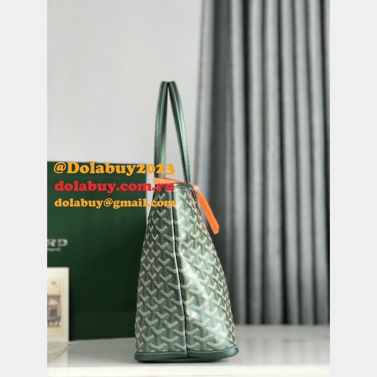 Luxury Goyard Saint Louis PM 020191 Pearlescent Tote Bag