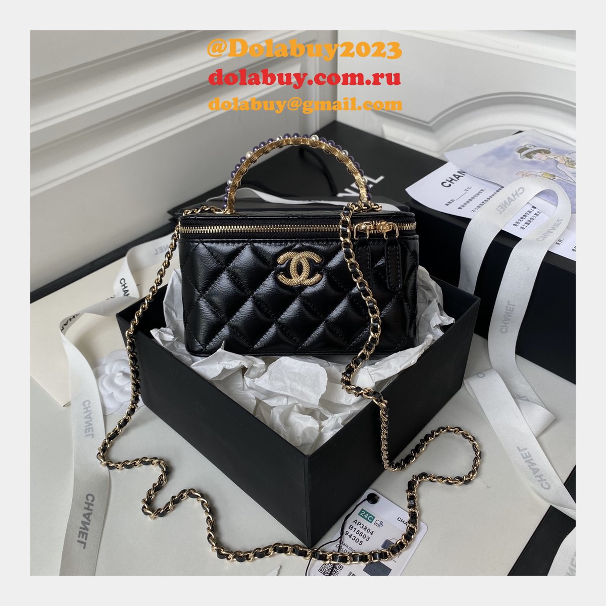 UK Fake Designer Makeup Beauty Vanity Ap3804 Bag