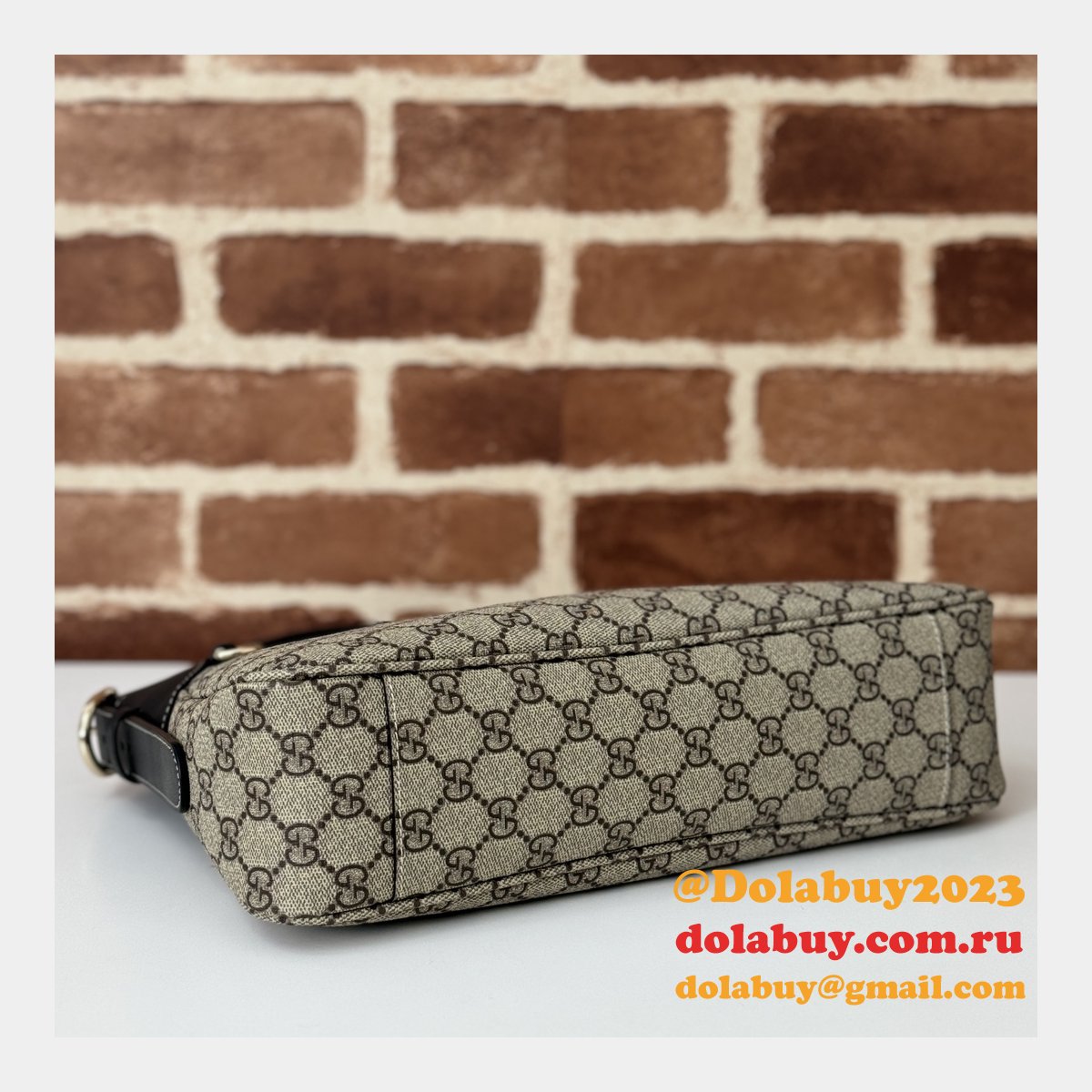 G*u*i luxury copy mirror gg emblem 815216 shoulder bag