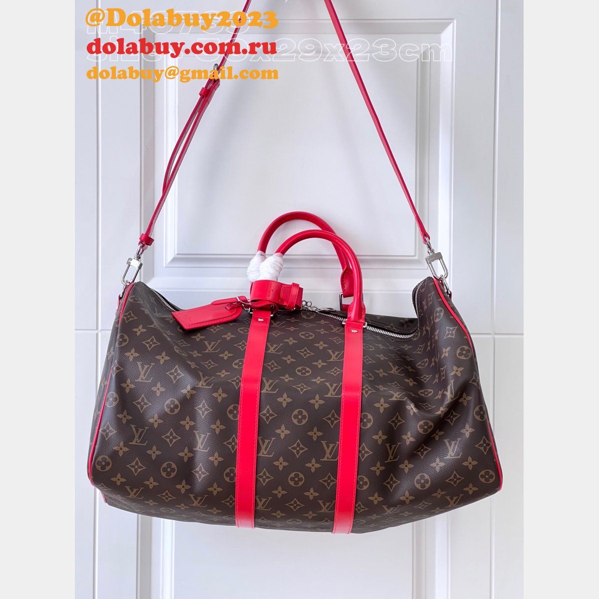 LVS Replica Keepall Bandoulière 50 Monogram Macassar Canvas M46771 Bag