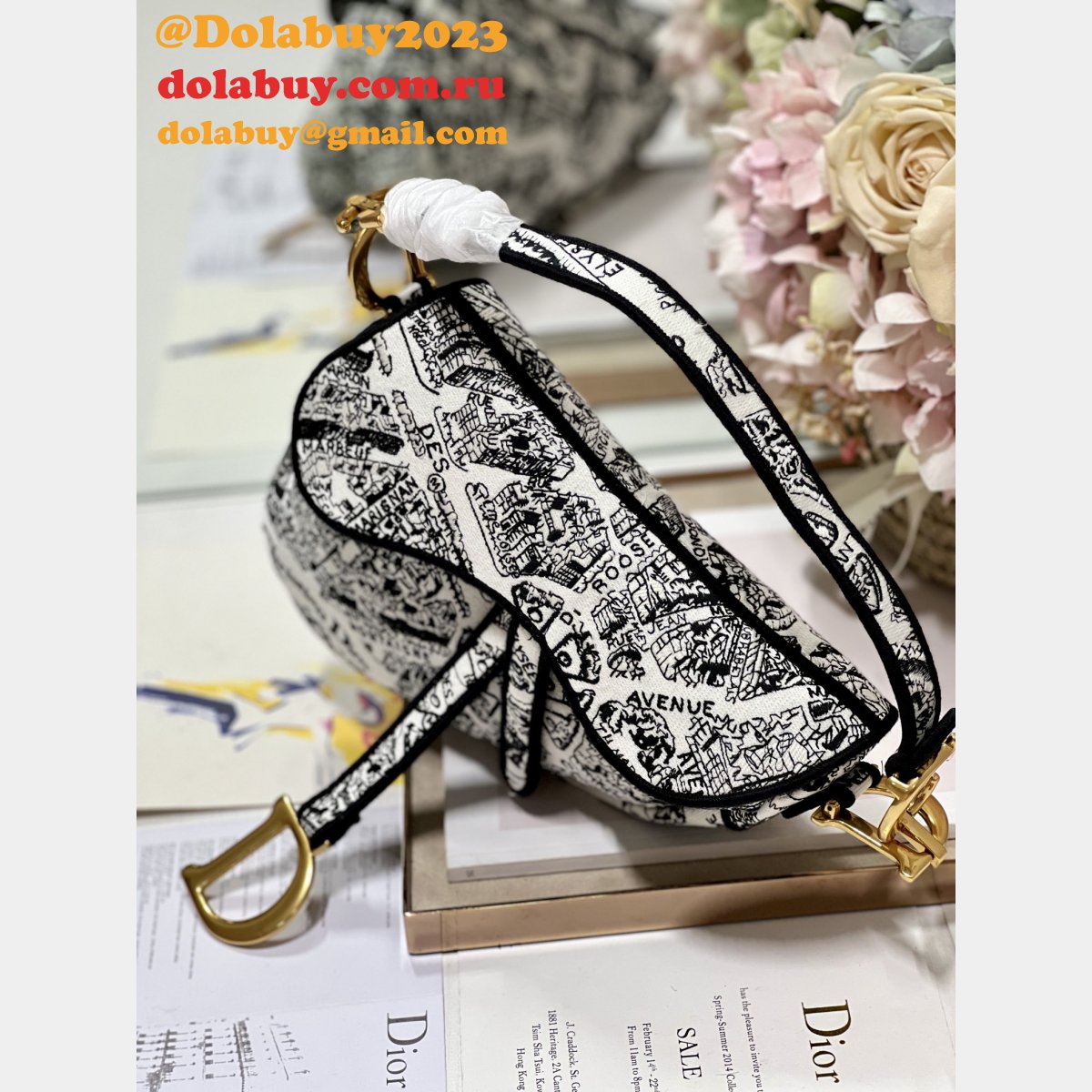 Best Quality Replica Oblique Saddle Christian Dior 9012/0446 Bag